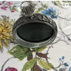 Silver Heart engagement Photo Frame